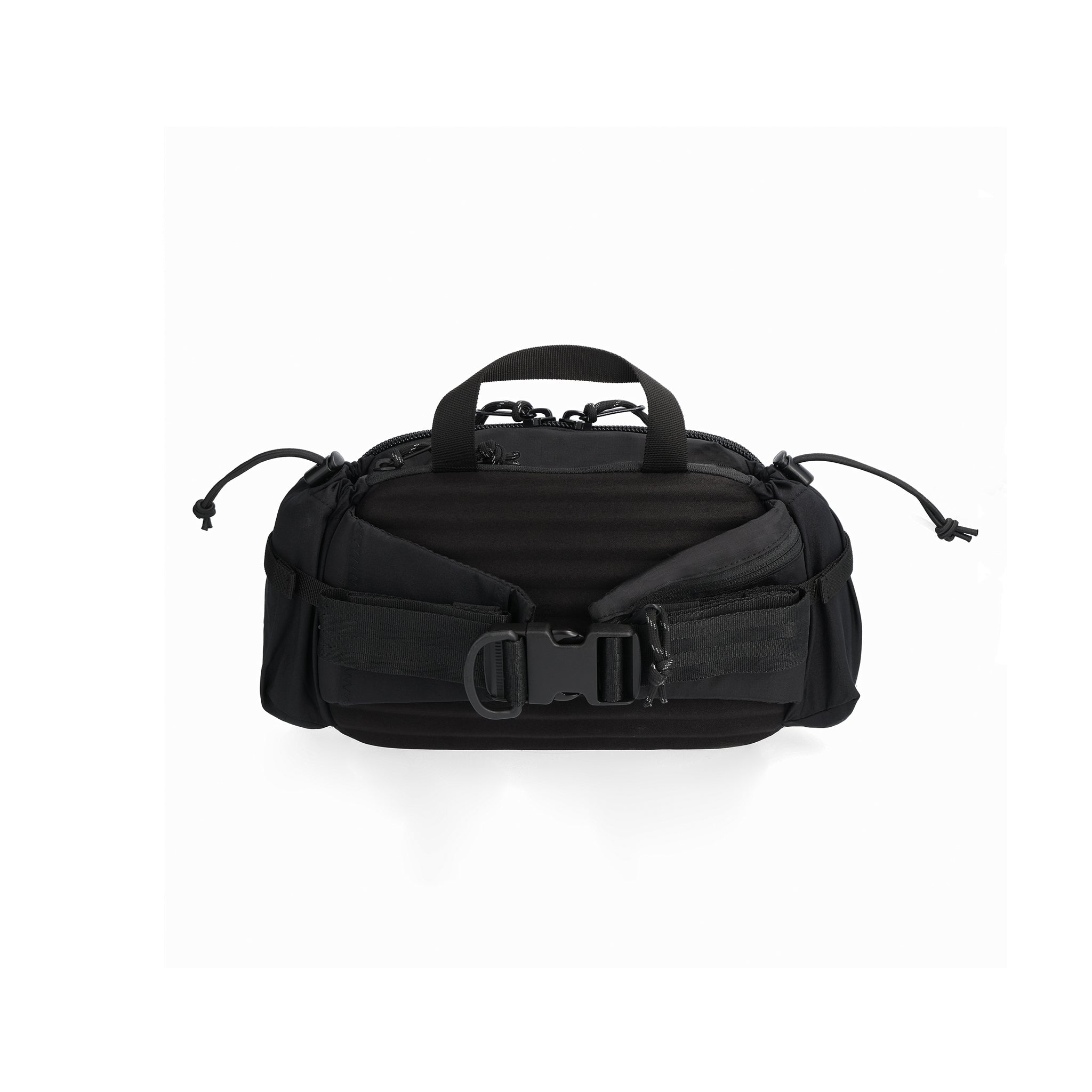 Back View of Topo Designs Mountain Hydro Hip Pack in "Black"