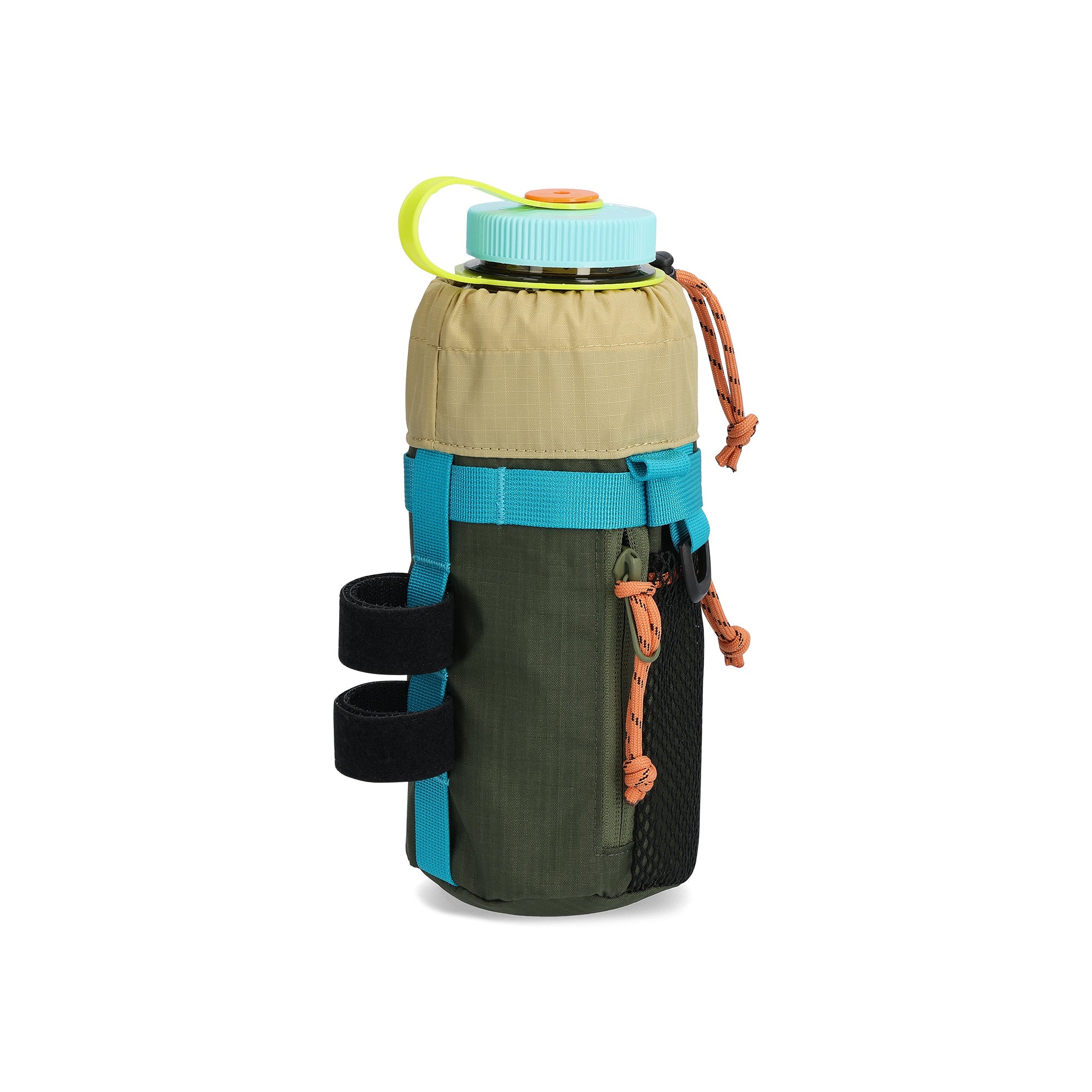 Side View of Topo Designs Mountain Hydro Sling in "Olive"