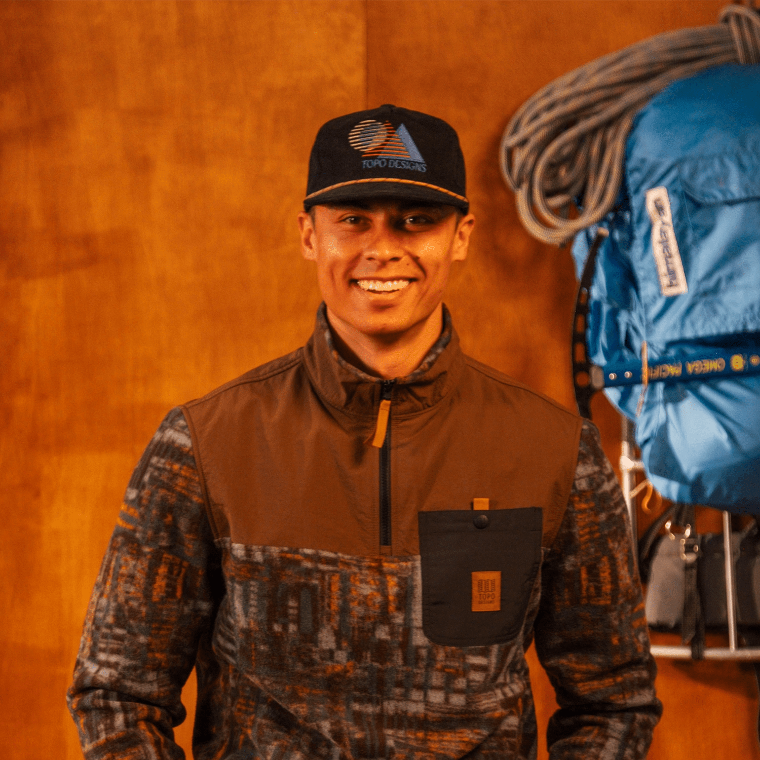 Corduroy Trucker Hat - Shadow vue 5 Topo Designs