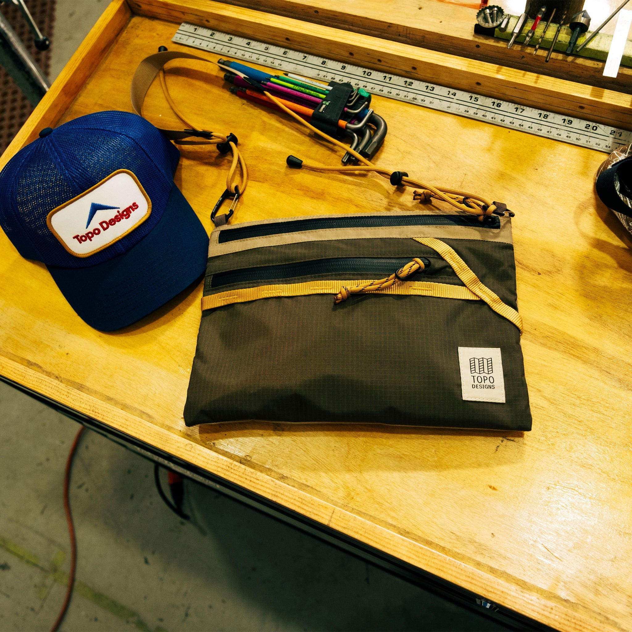 Mountain Accessory Schultertasche 1L vue 5 Topo Designs