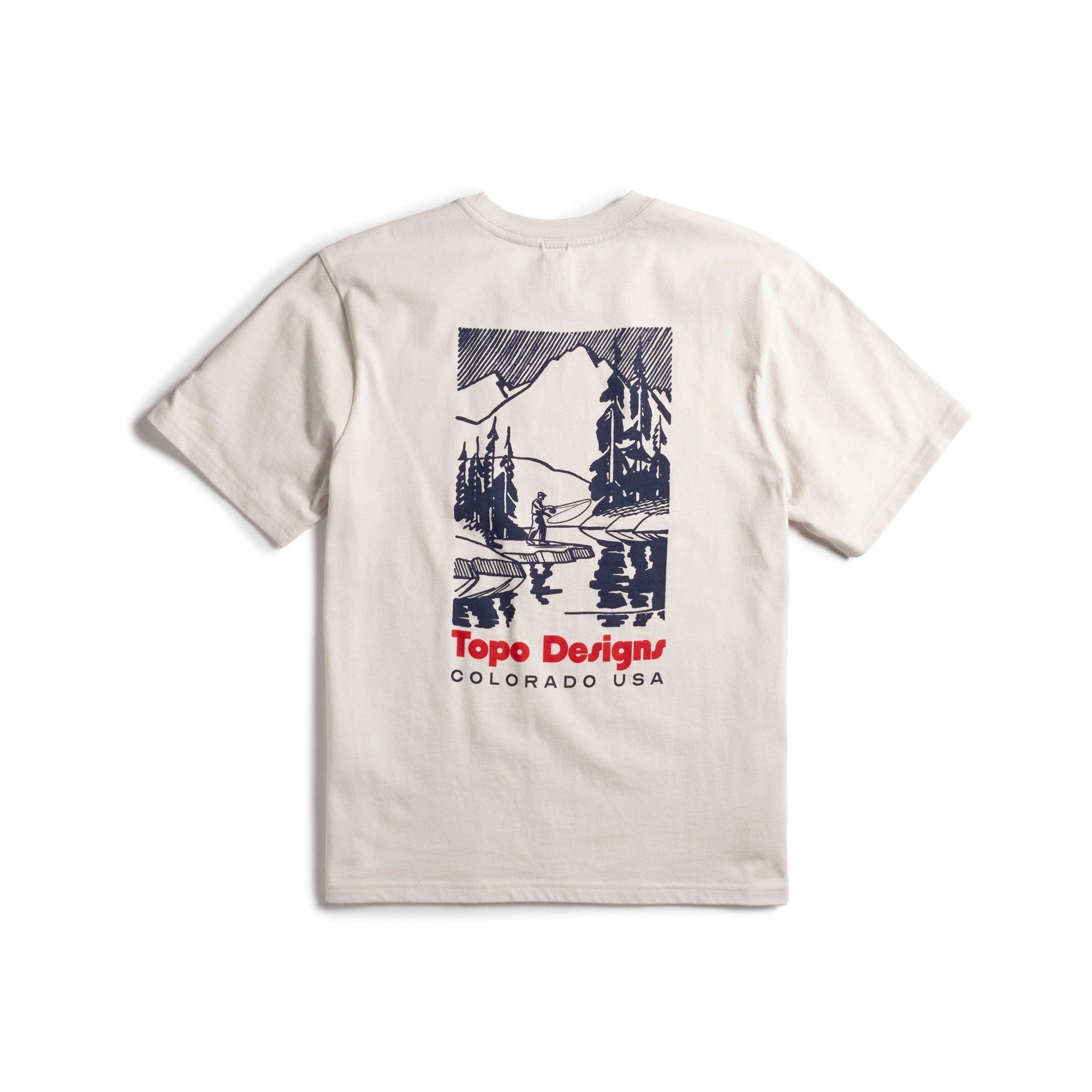 Mountain River Tee - Men's vue 2 Topo Designs