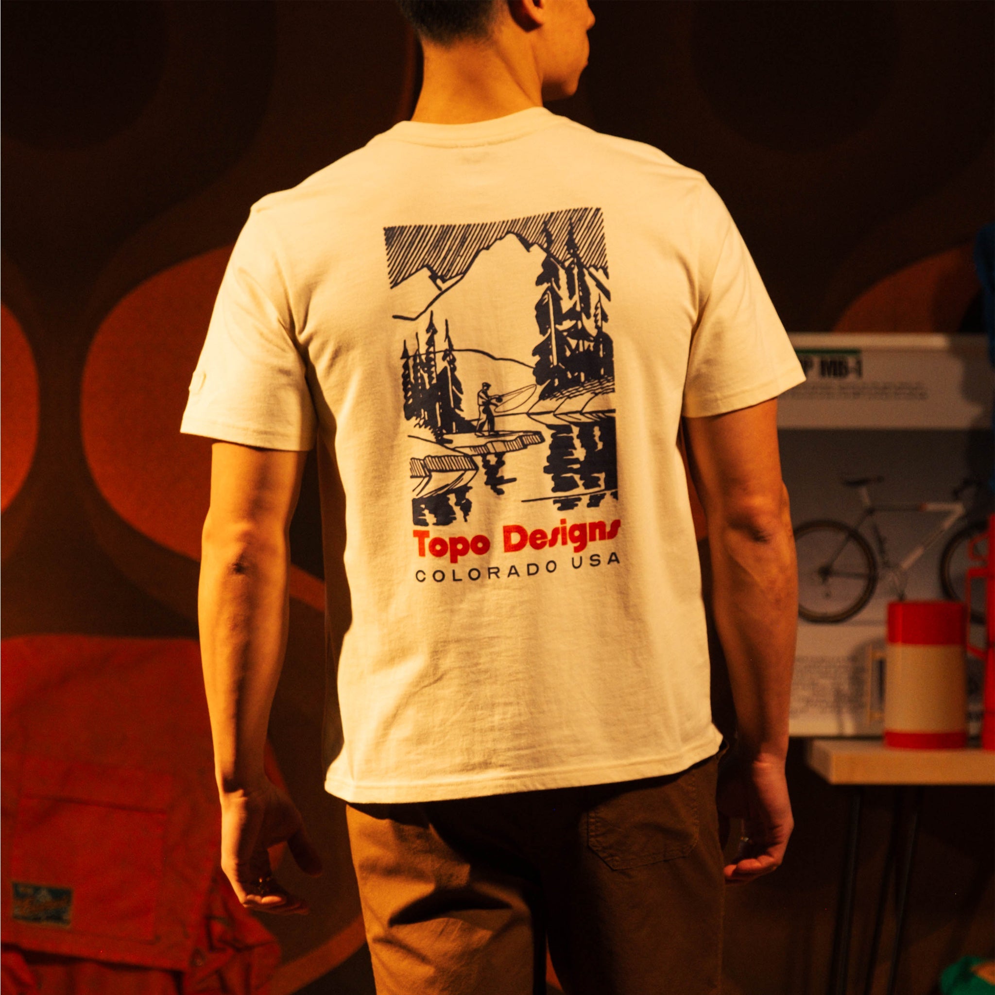 Mountain River Tee - Men's vue 5 Topo Designs