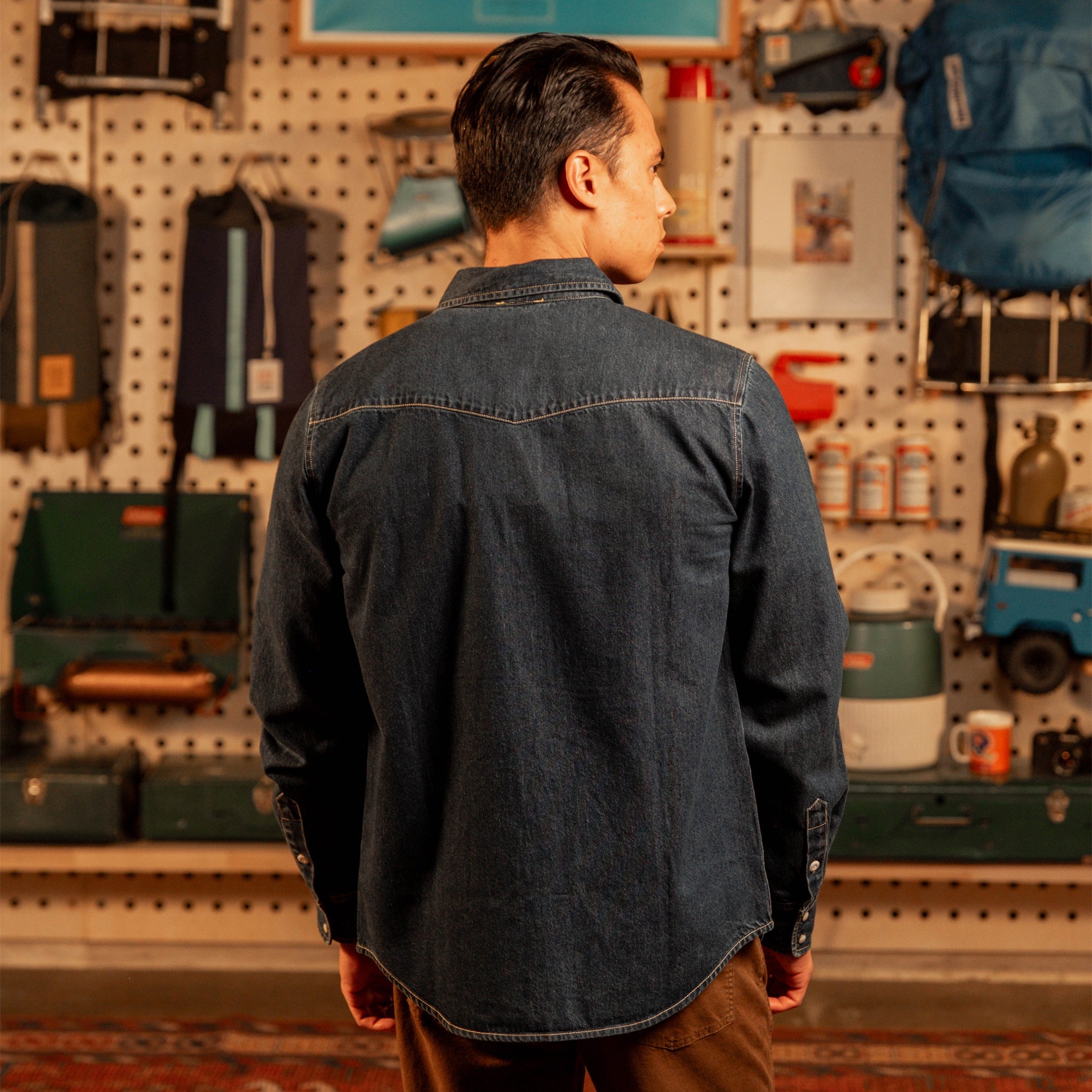 Mountain Shirt Long Sleeve Denim - Men's vue 5 Topo Designs