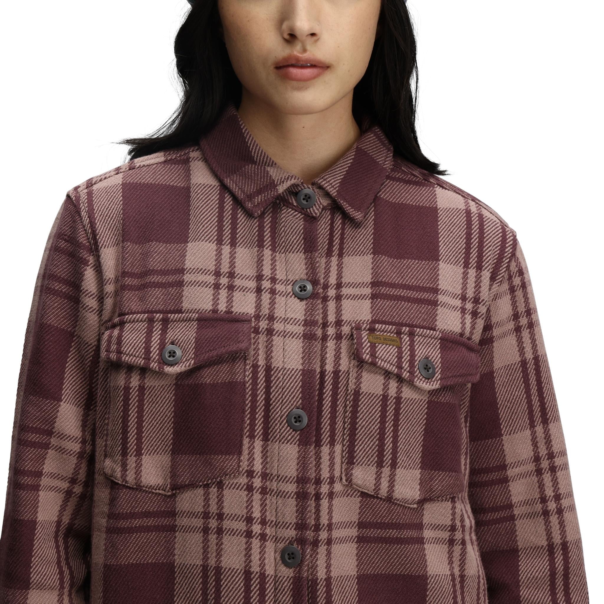 Onlooker Twill Shirt Jacket - Women's vue 9 Topo Designs