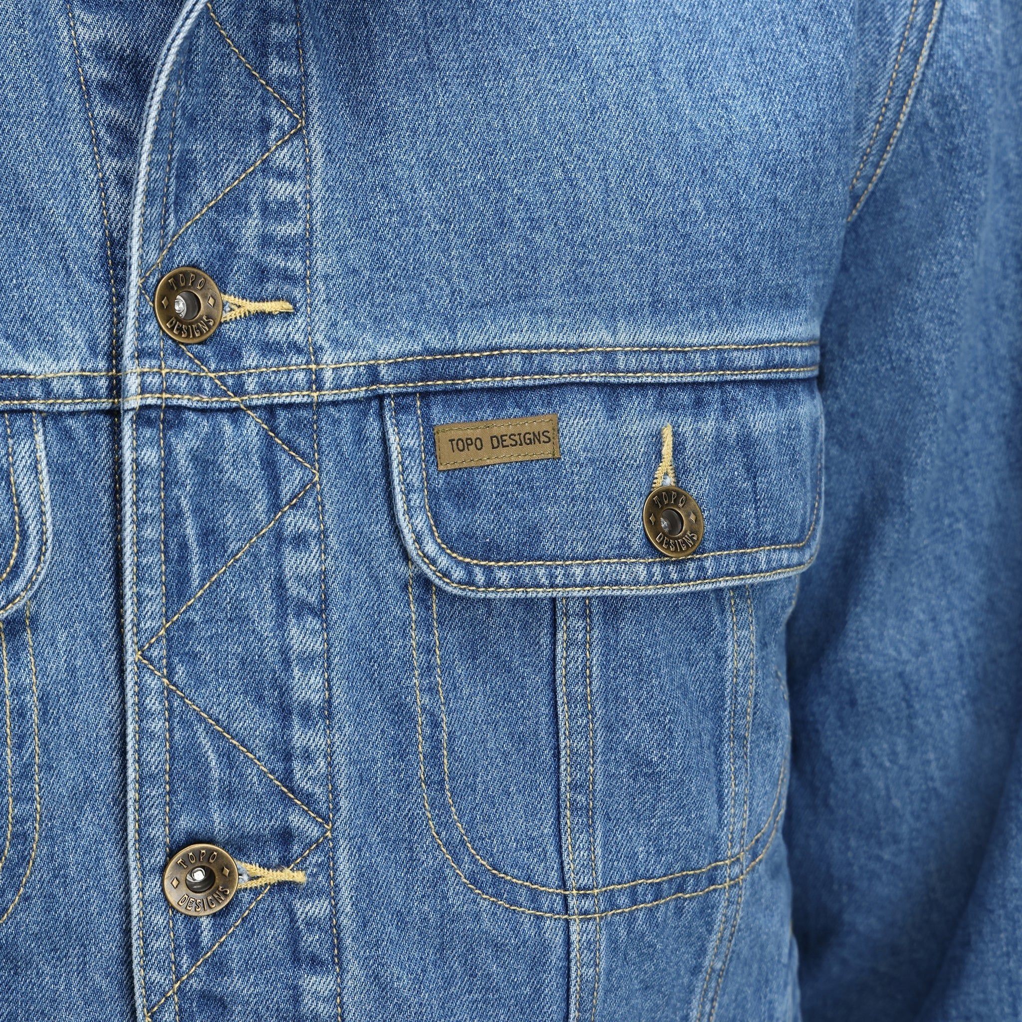 Sightseer Jean Jacket - Men's vue 4 Topo Designs