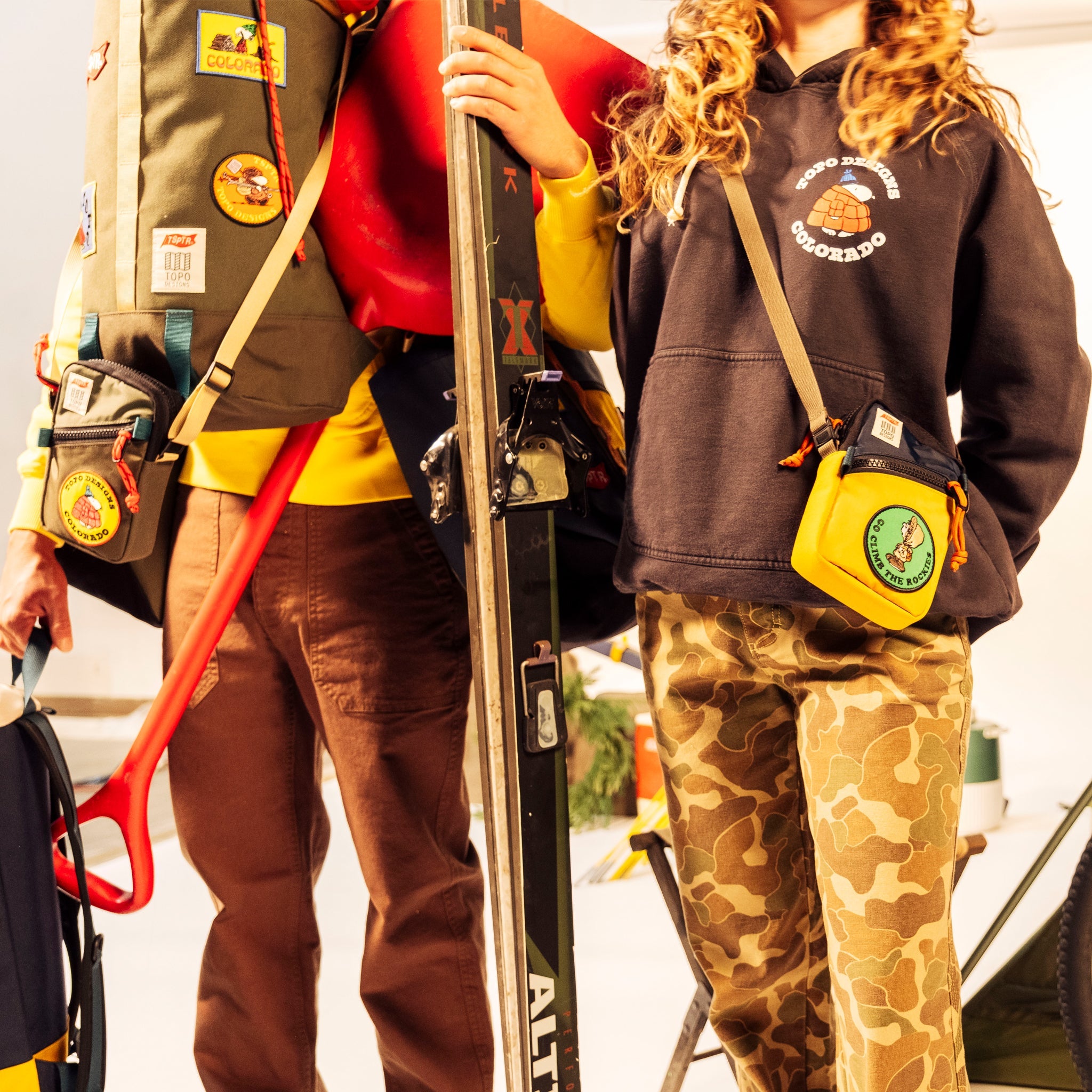 Topo Designs x TSPTR Mini Shoulder Bag 1L vue 2 Topo Designs