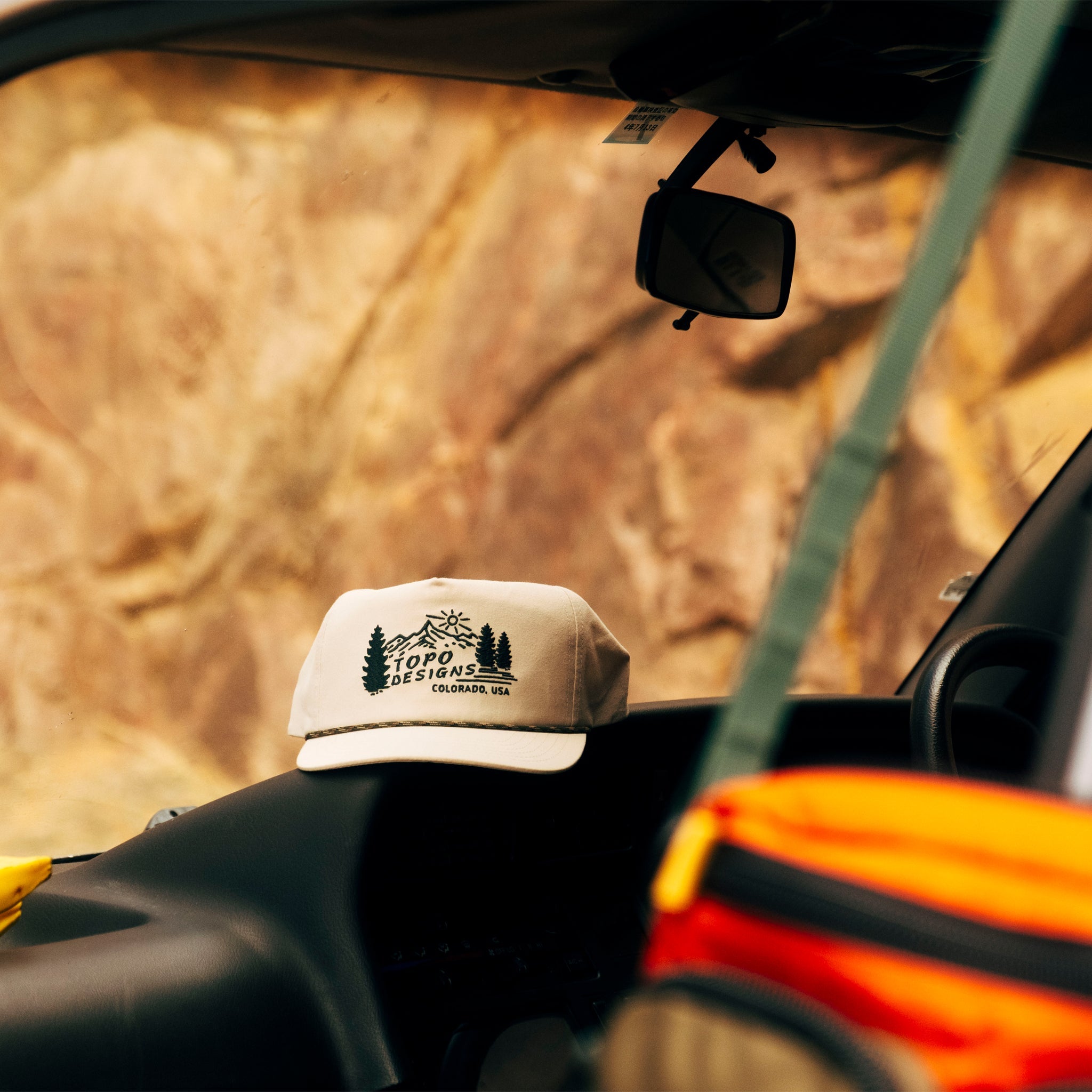 Twill Rope Cap - Mountain Scene vue 2 Topo Designs