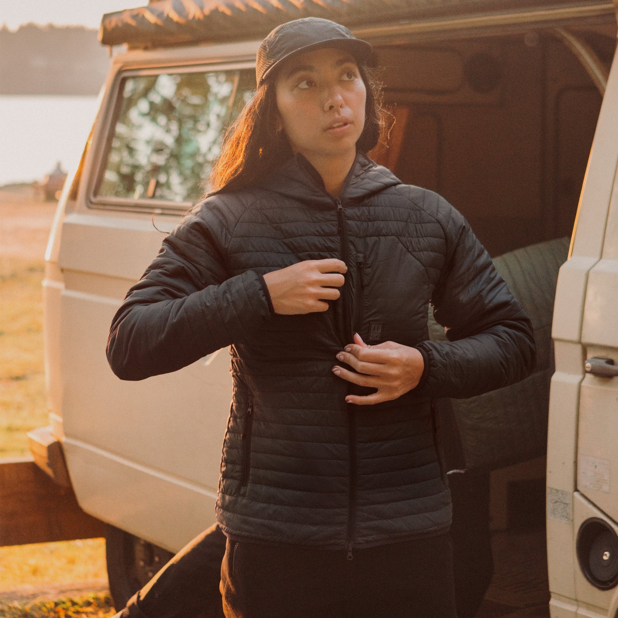 Global Puffer Hoodie - Damen - Outlet vue 2 Topo Designs