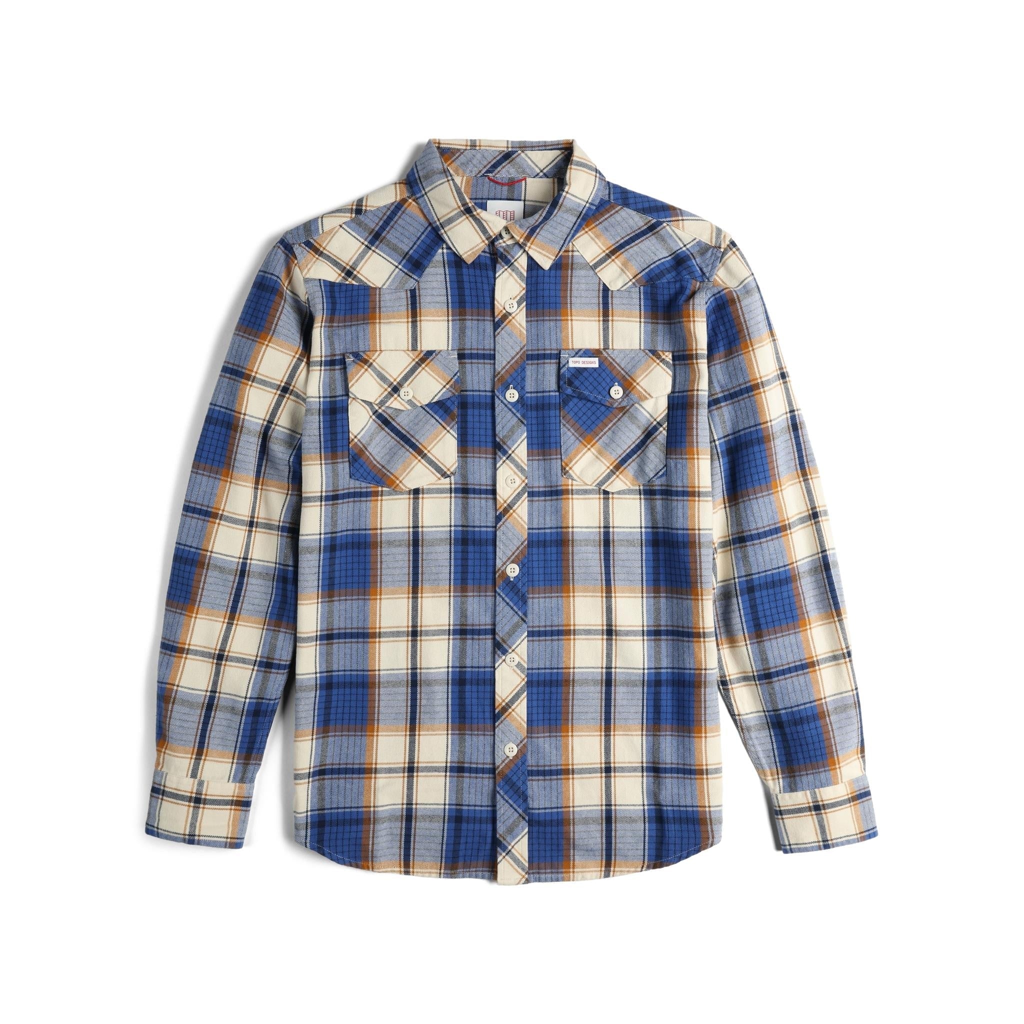 Mountain Shirt Long Sleeve - Herren Mens/Bekleidung/Hemden - Achetez chez Topo Designs - Europe