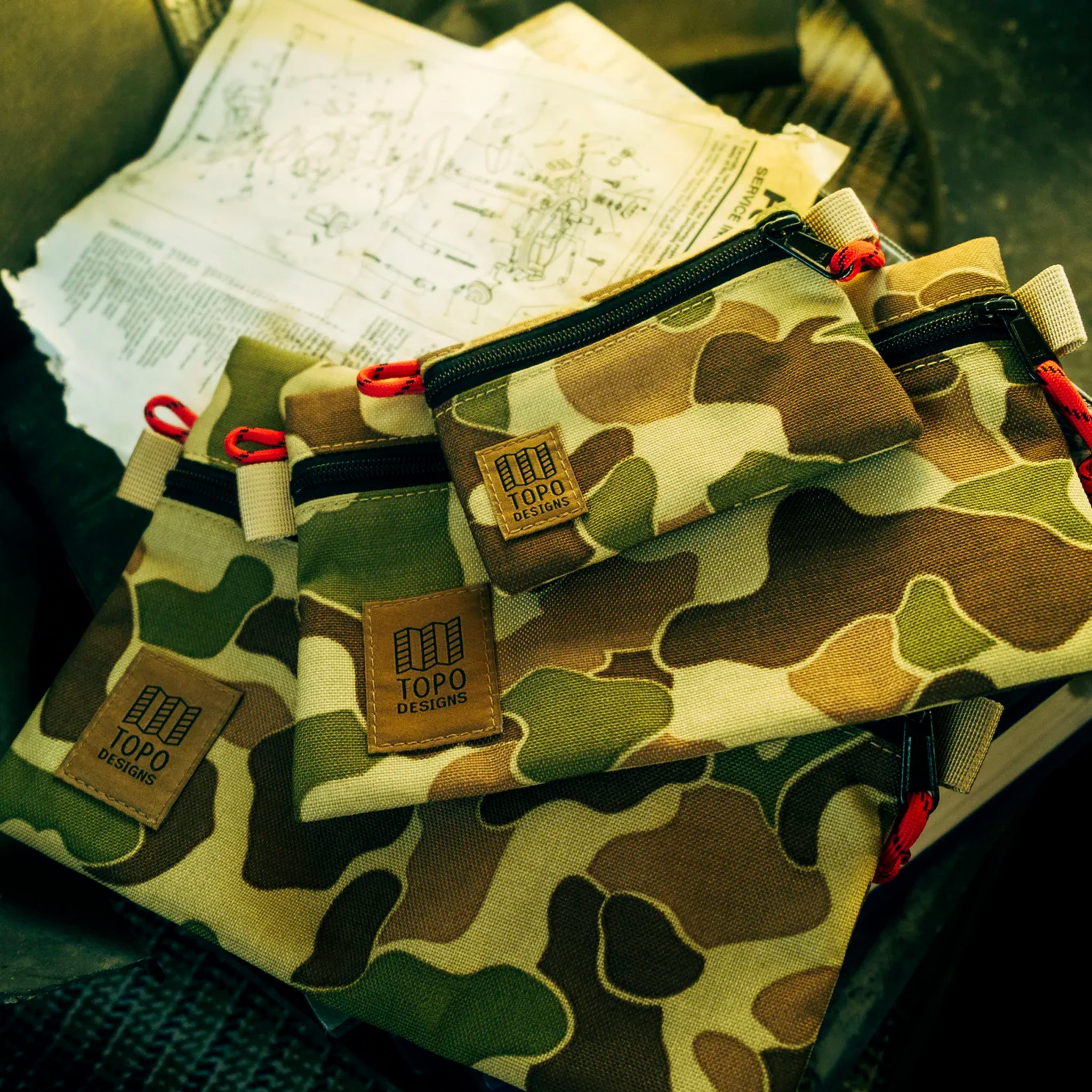 Accessory Bag Duck Camo Exclusivité vue 2 Topo Designs