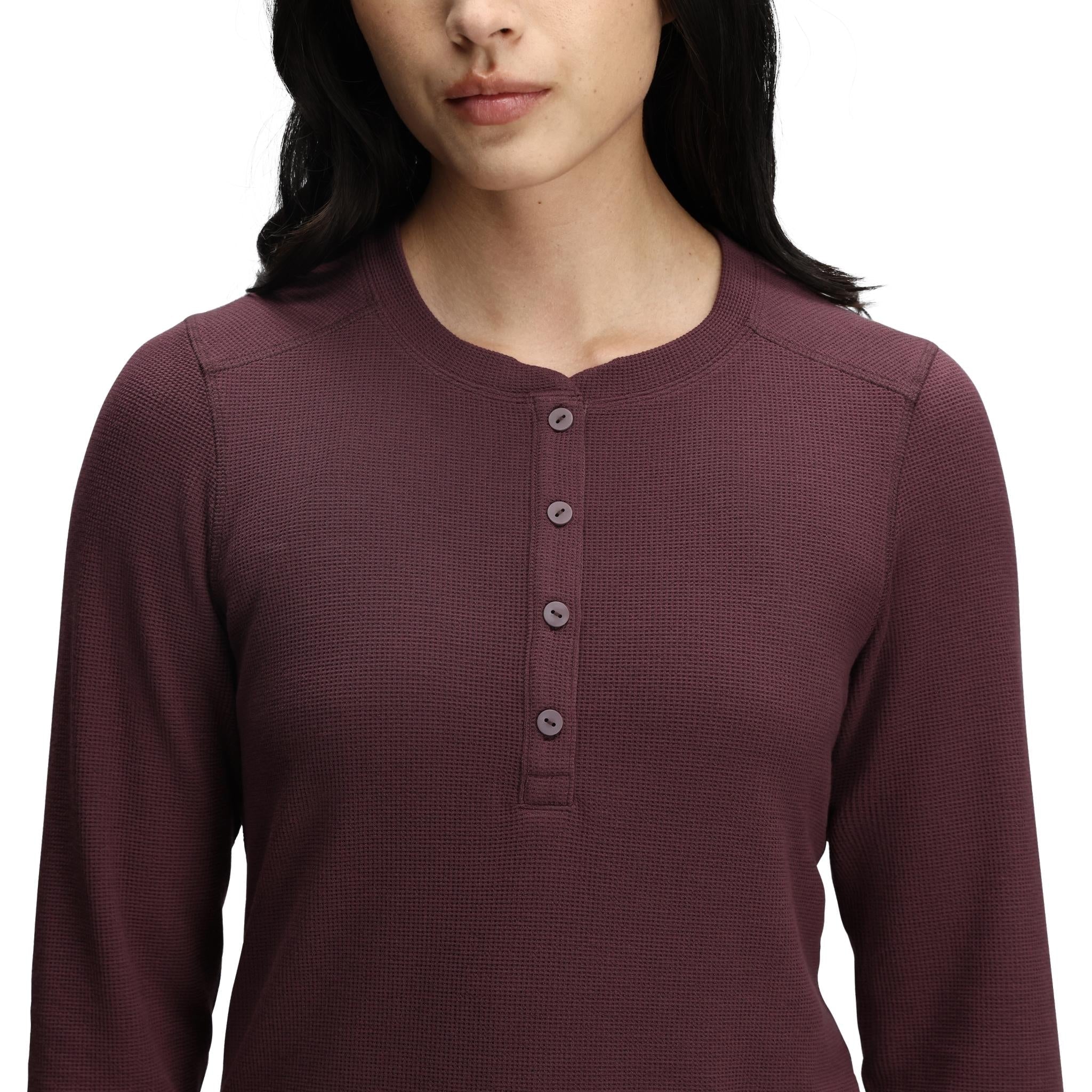 Global Waffle Henley - Femmes vue 3 Topo Topo Designs