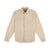 Topo Designs Men's Dirt Shirt long sleeve organic cotton button-up in "Sand" brownish white.