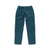 Back of Topo Designs Women's Dirt Pants in 100% organic cotton with drawstring waist in "Pond Blue"