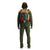 Back model shot of Topo Designs Session Pack laptop backpack in "Forest / Khaki"