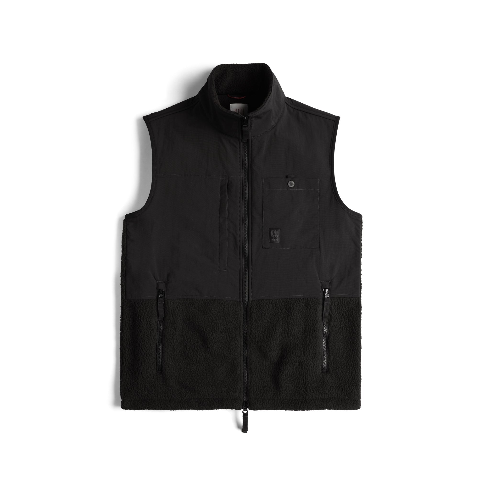Subalpine fleece vest in "Black"