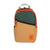 Topo Designs Light Pack in recycled "Forest / Khaki" nylon