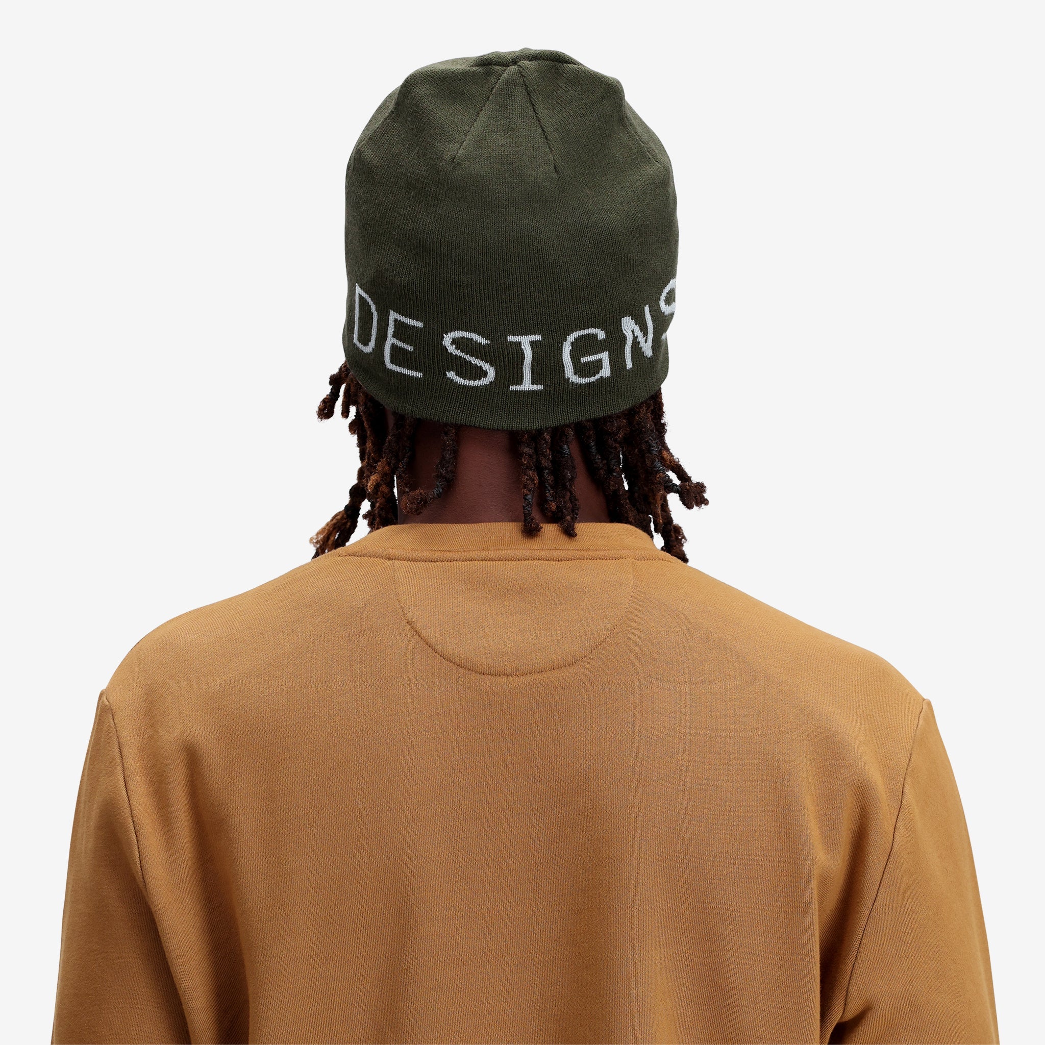 Topo Designs Slim Fitted Beanie "Charcoal / Olive"