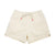 Topo Designs Women's Dirt Shorts in Natural white.