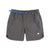 Topo Designs Men's River quick-dry swim Shorts in charcoal gray.