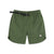 Topo Designs Men's River quick-dry swim Shorts in "Olive" green.