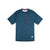 Topo Designs Men's River Tee Short Sleeve UPF 30+ moisture wicking t-shirt in blue terrazzo print.