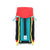 Topo Designs Mountain Pack 16L hiking backpack with internal laptop sleeve in lightweight recycled nylon "Red / Turquoise".