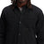 Detail shot of Topo Designs Men's Dirt shirt Jacket 100% organic cotton in "Black".