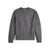 Topo Designs Men's Dirt Crew sweatshirt, front view, in 100% organic cotton in "charcoal" grey.