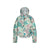 Topo Designs Women's River Hoodie 30+ UPF rated moisture wicking water shirt in "Pastel Camo " green.
