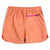 Back view of Topo Designs Women's River quick-dry swim Shorts in "Peach".