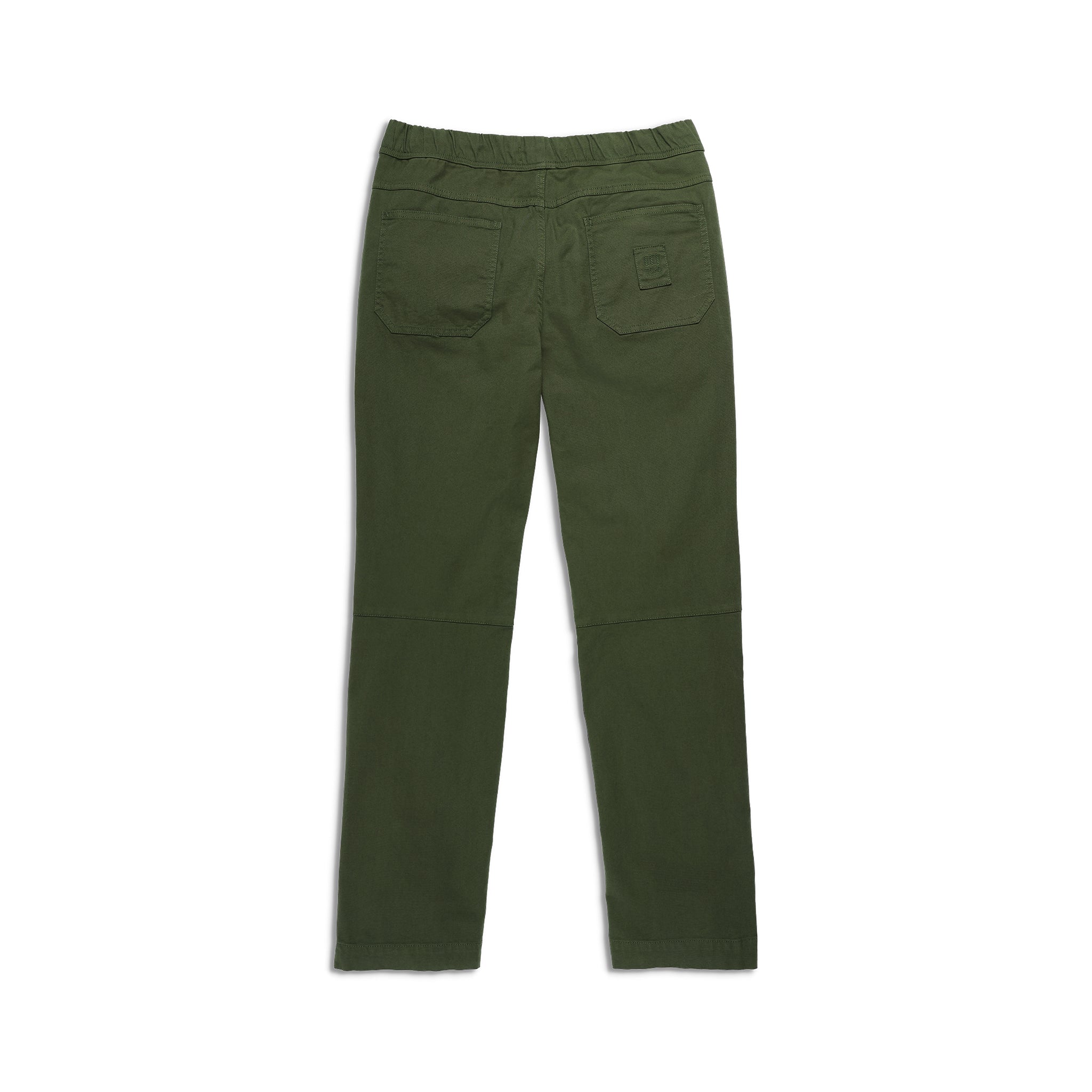 Back View of Topo Designs Dirt Pants Classic - Men's in "Olive"