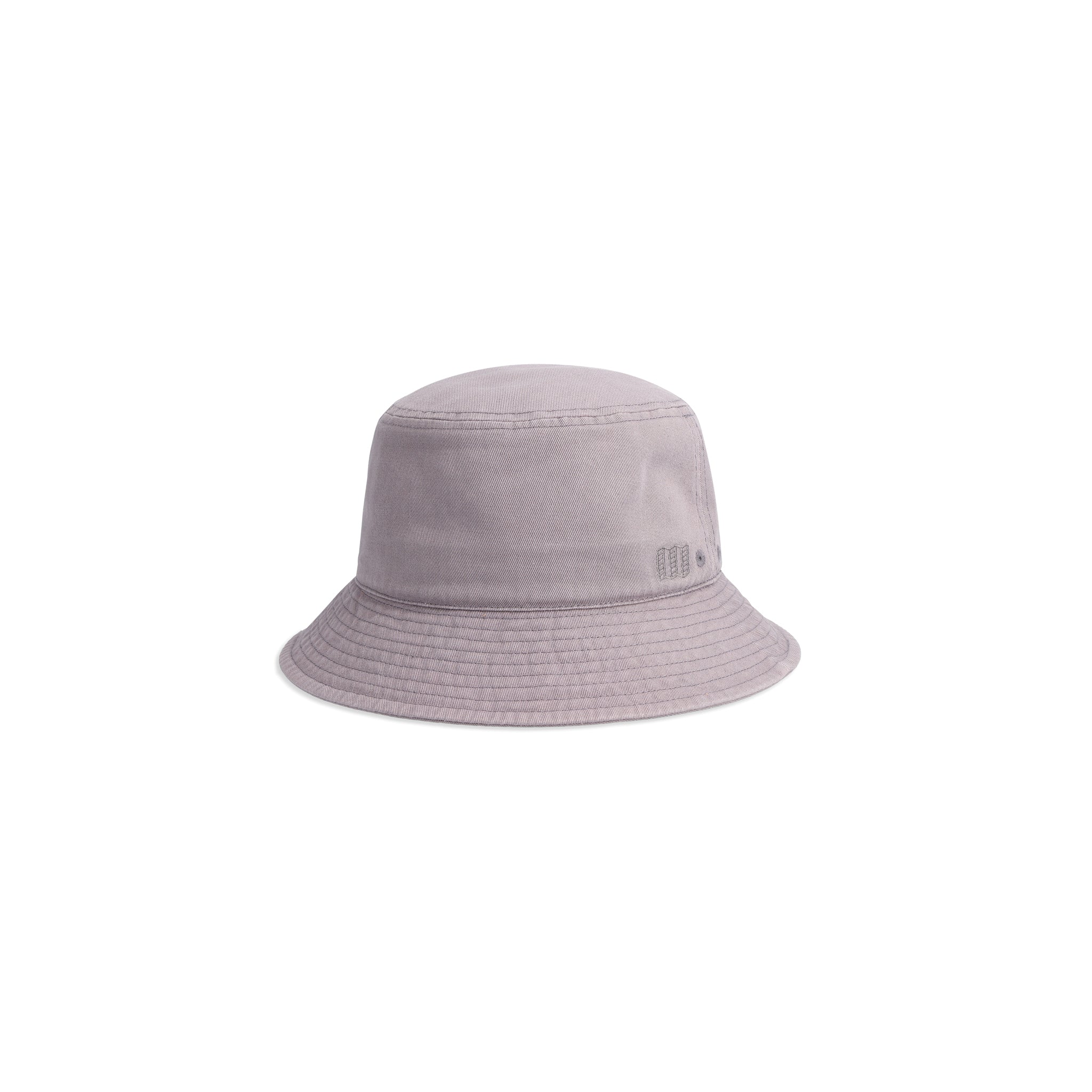 Front View of Topo Designs Dirt Bucket Hat in "Charcoal"