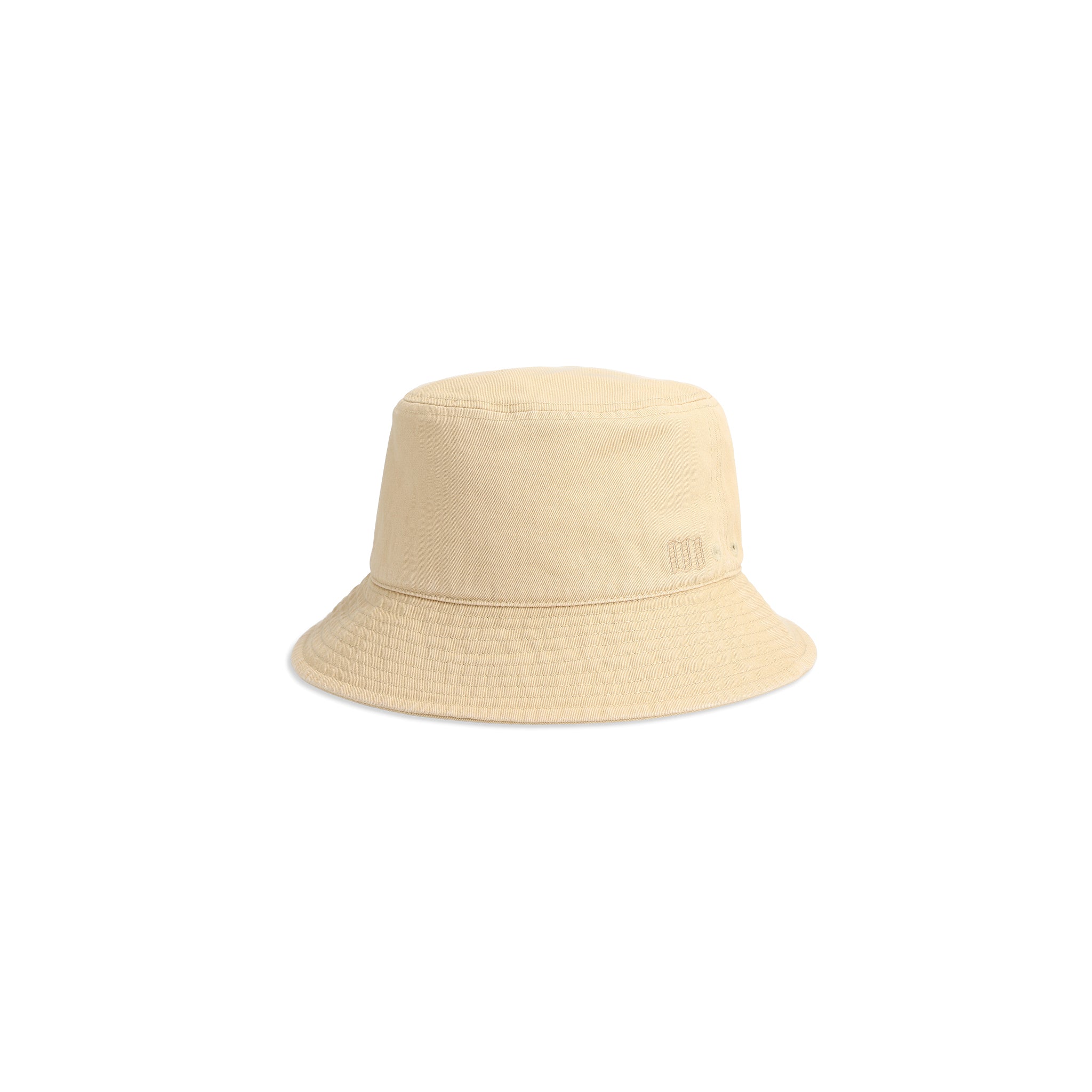 Front View of Topo Designs Dirt Bucket Hat in "Sahara"
