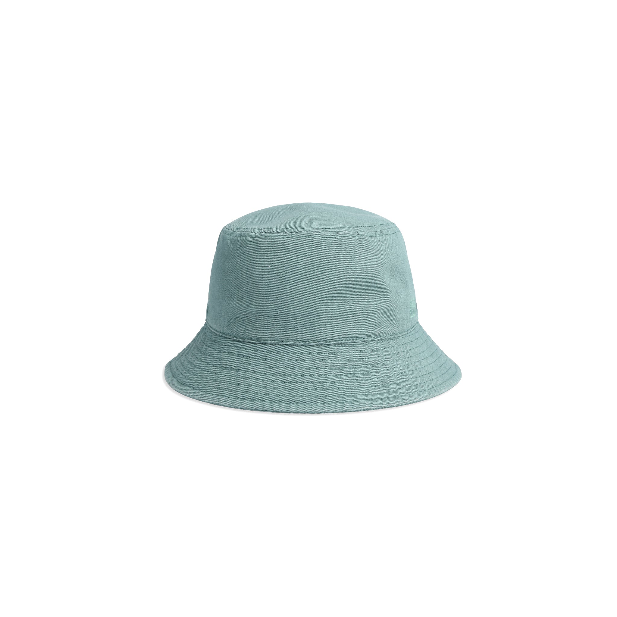 Back View of Topo Designs Dirt Bucket Hat in "Sea Pine"