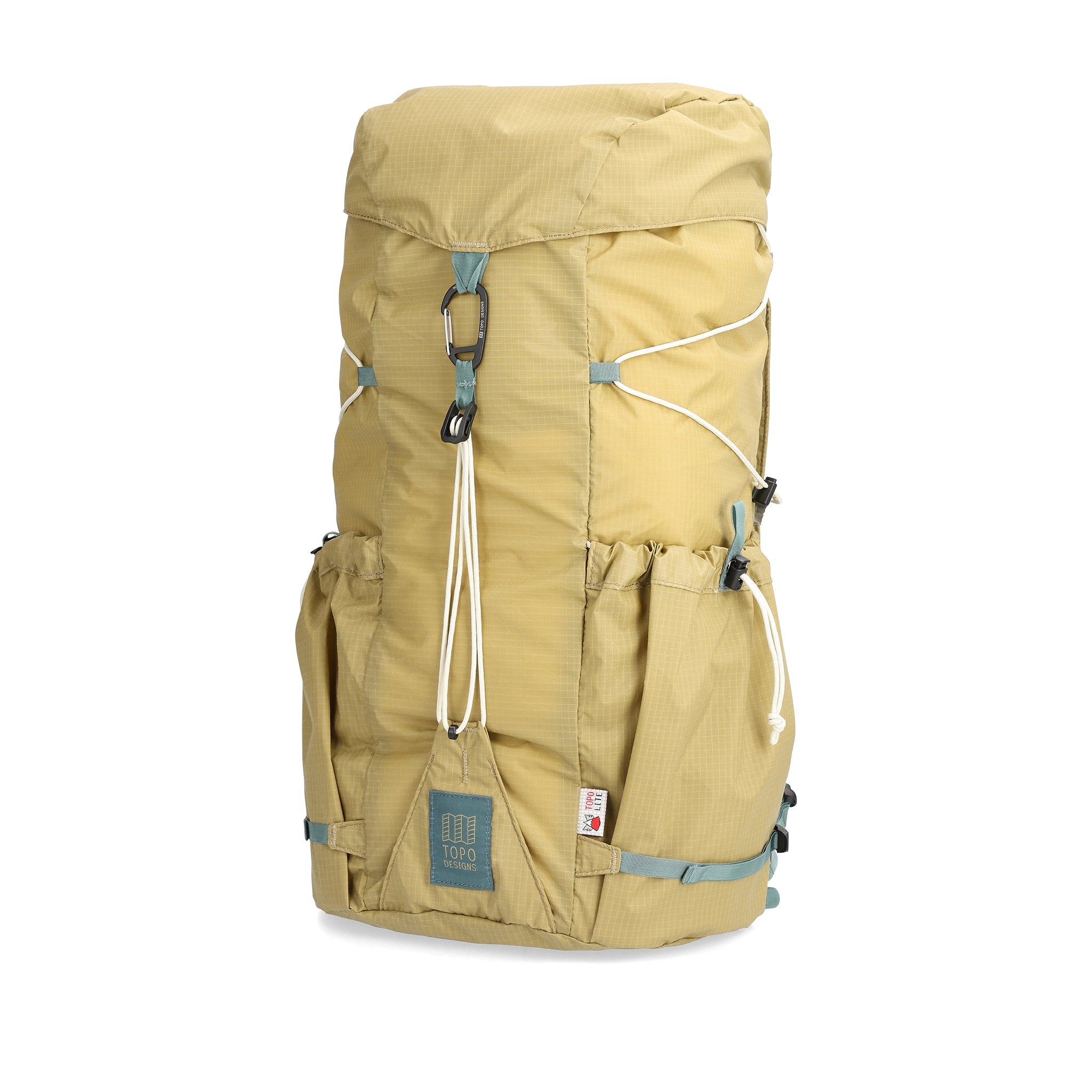 Front View of Topo Designs Topolite™ Cinch Pack 16L in "Moss"