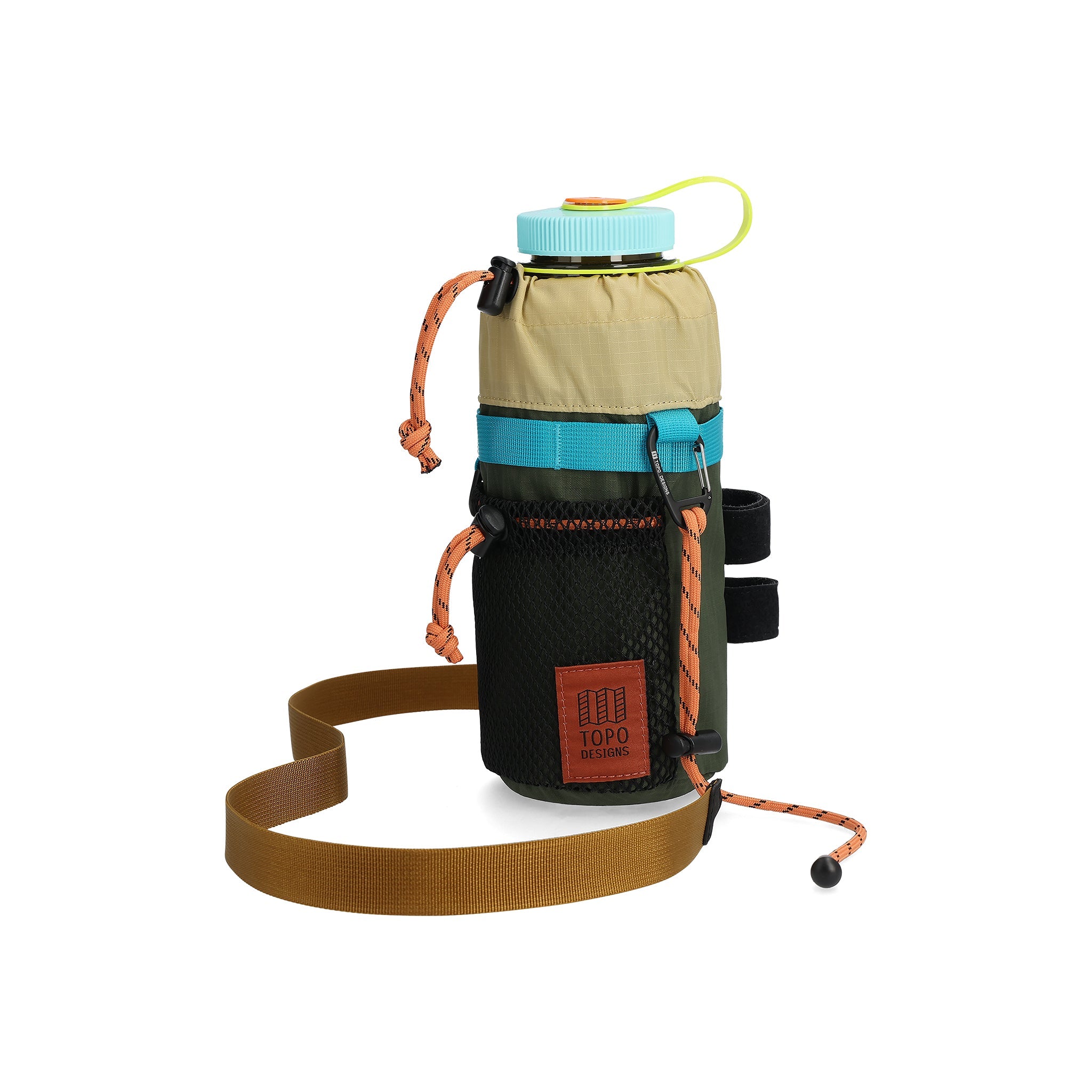 Front View of Topo Designs Mountain Hydro Sling in "Olive"
