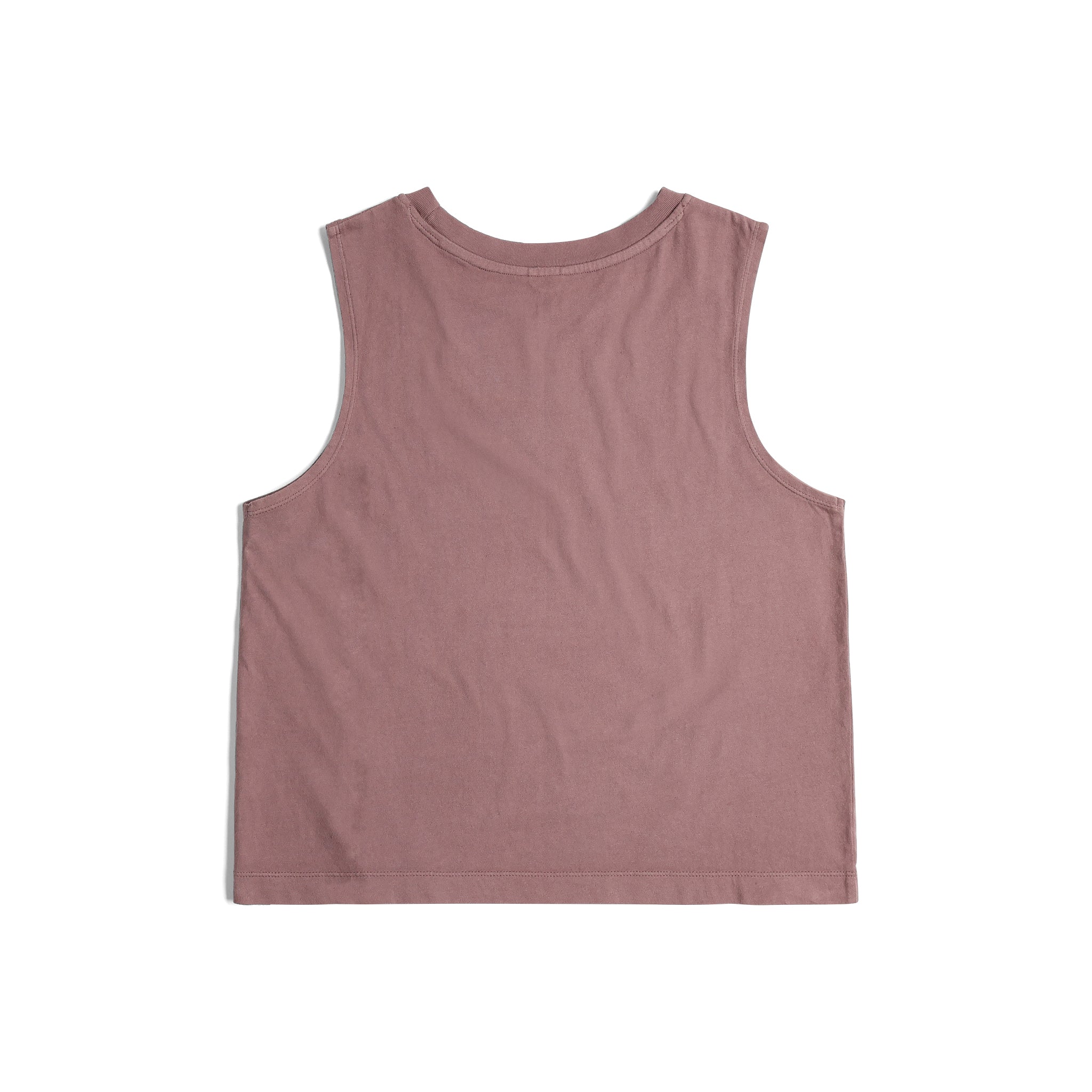 Back View of Topo Designs Dirt Tank - Women's in "Peppercorn"