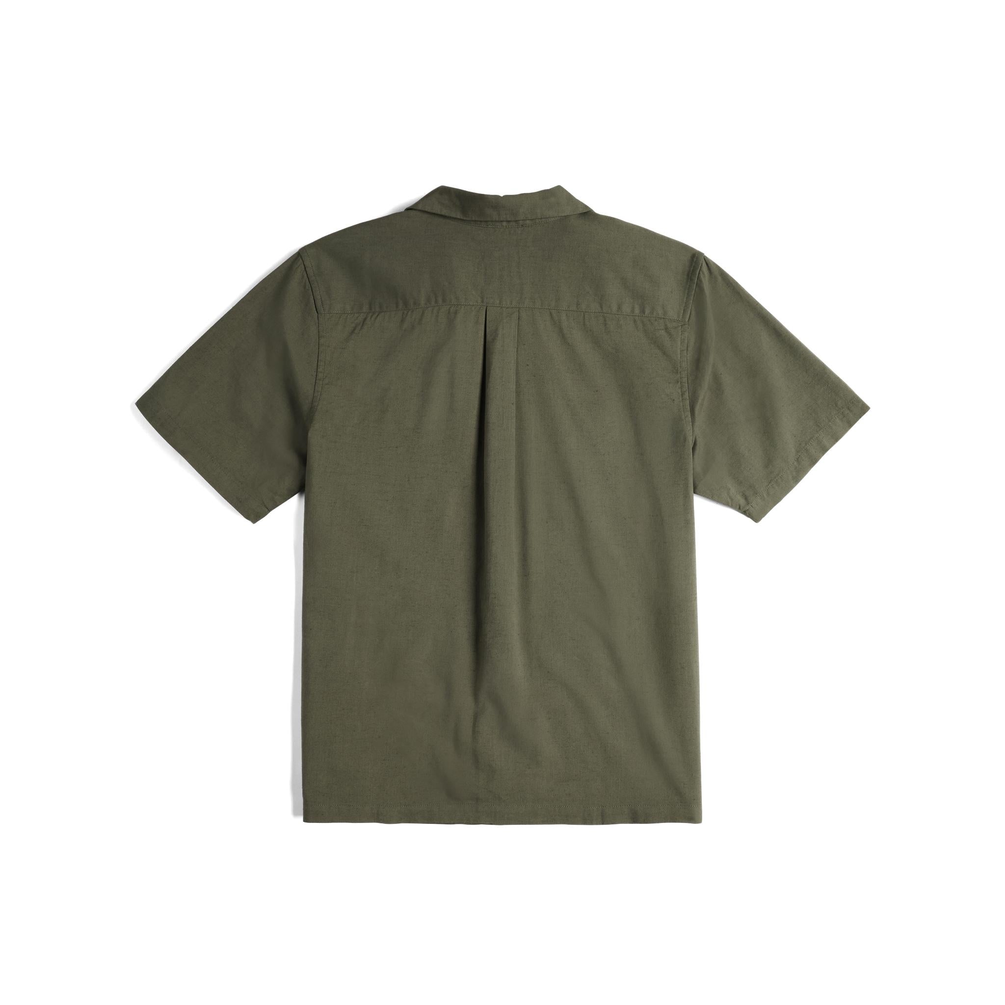 Back View of Topo Designs Daytripper Short Sleeve - Men's in "Beetle"