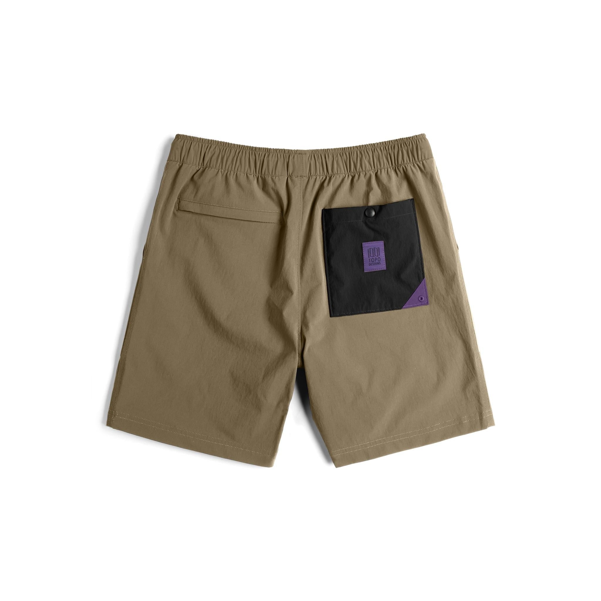 Back View of Topo Designs Mesa Shorts - Men's in "Elmwood"