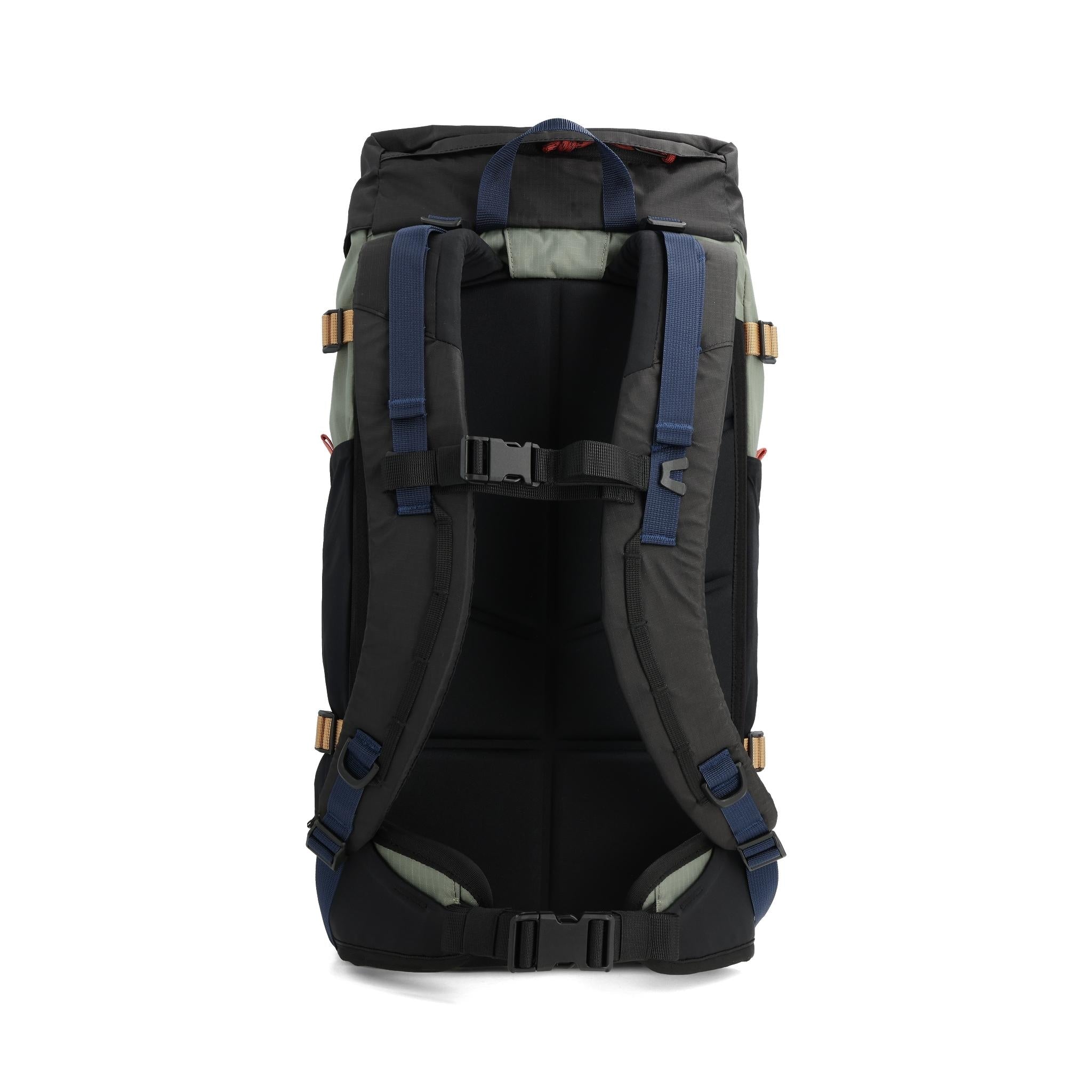 Back View of Topo Designs Rover Trail Pack 22L in "Bone White / Beetle"