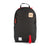 Topo Designs Daypack Classic 100% recycled nylon laptop backpack for work or school in Black.
