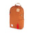 Topo Designs Daypack Classic 100% recycled nylon laptop backpack for work or school in clay orange.