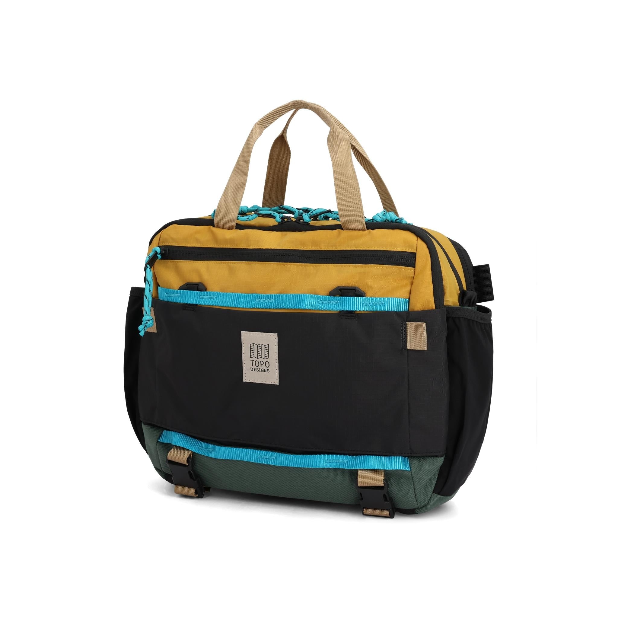 Mountain Cross Bag 17L Mustard Forest | Topo Designs EU