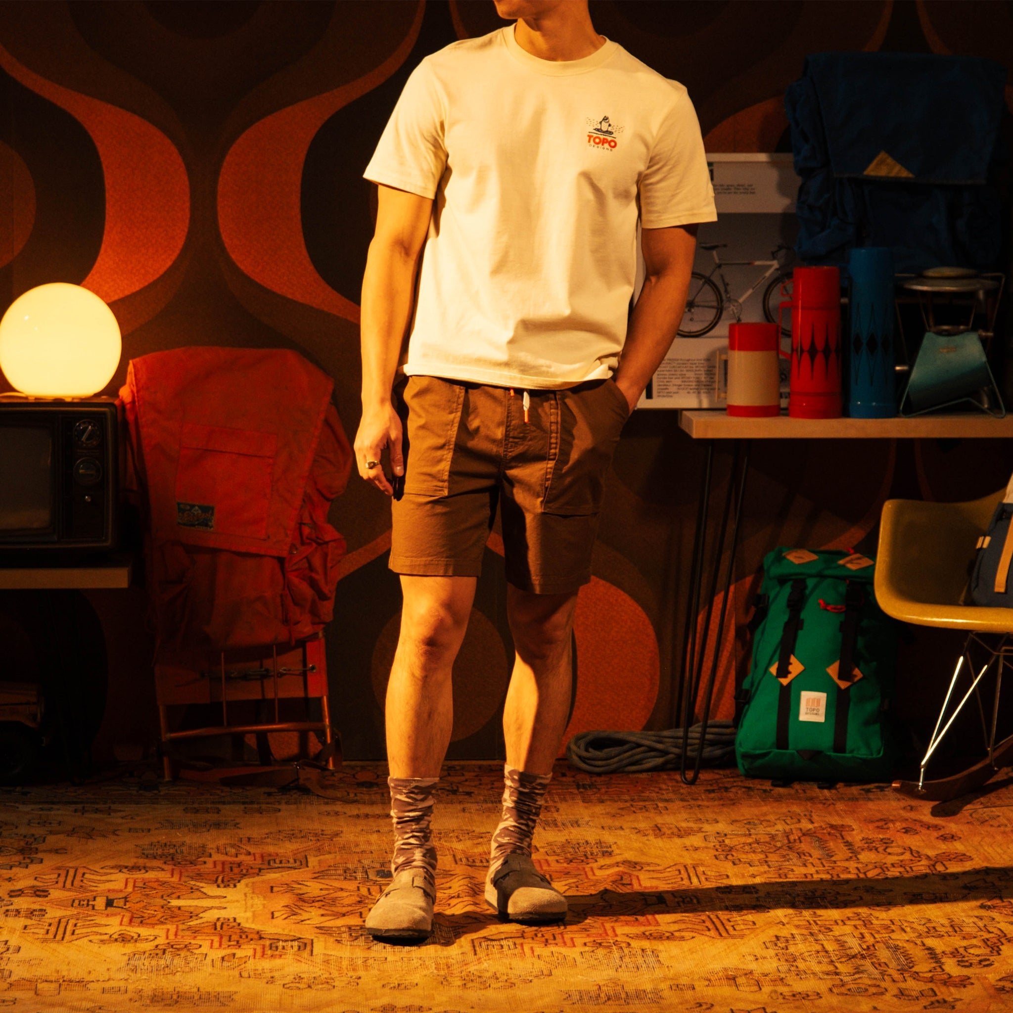 Tee-Shirt  Mountain River Tee-Shirt  Hommes 2 - Topo Designs