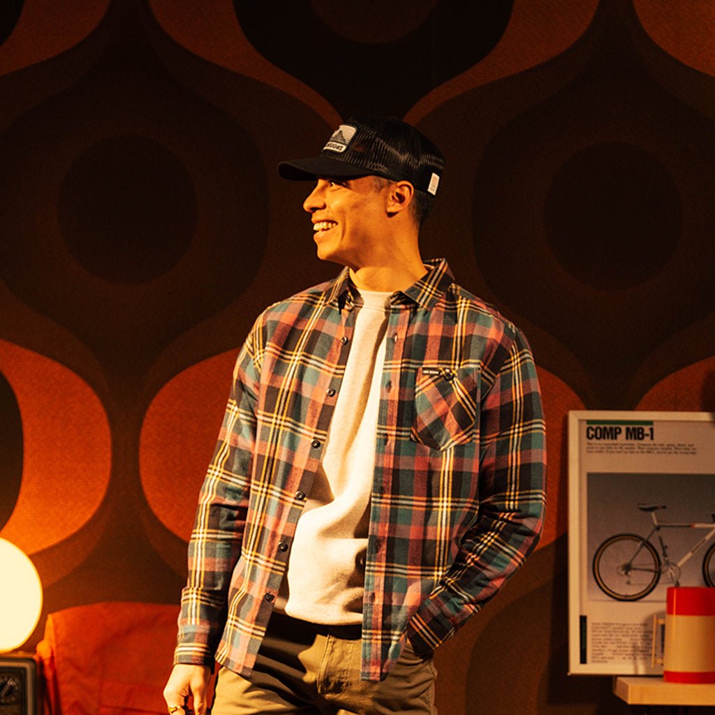 Casquette Trucker en maille patch - Desert Dusk vue 5 Topo Designs