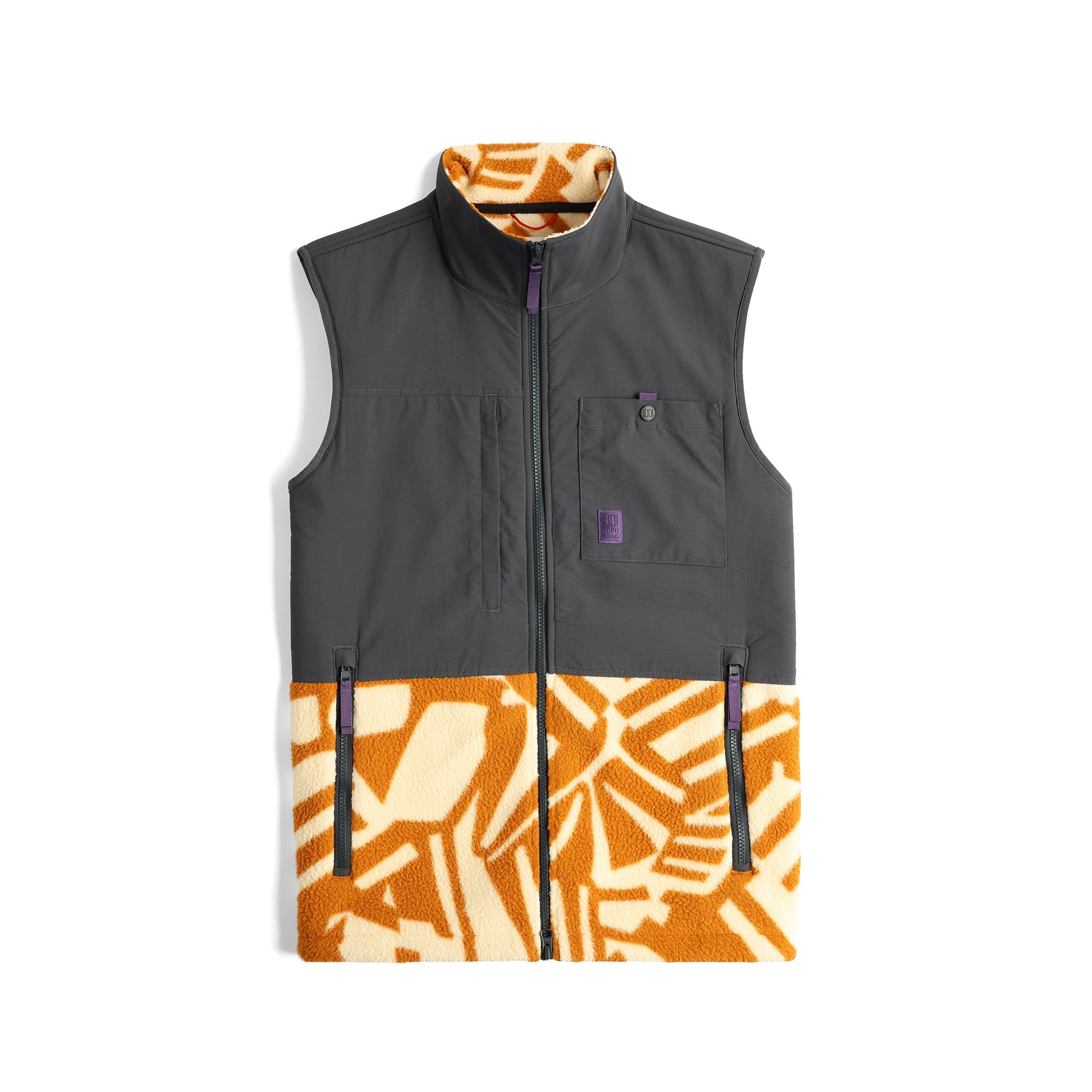Men's Subalpine Fleece Vest Recycled Polartec® Outlet Topo