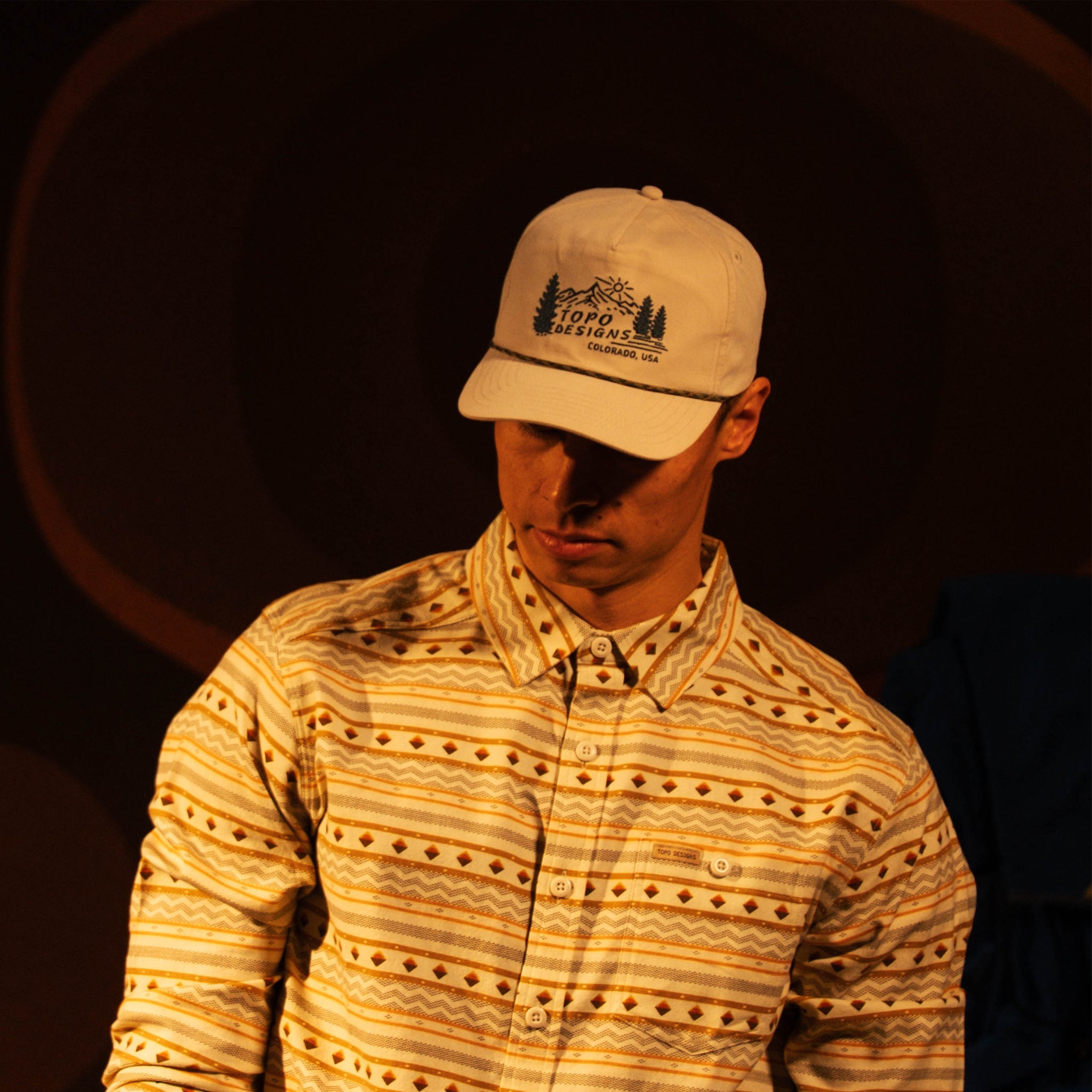 Casquette en corde sergée - Mountain Scene vue 2 Topo Designs