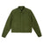 Front product shot of Topo Designs Women's Dirt Jacket in "Olive" green.