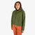Front model shot of Topo Designs Women's Dirt Jacket in "Olive" green & Dirt Pants in Brick orange.