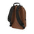 Back of Topo Designs Light Pack laptop backpack in "Cocoa - Recycled" brown.